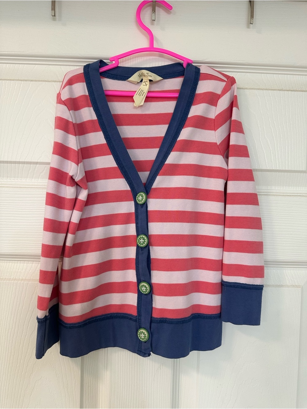 Matilda Jane Girls Striped Sweater. Size 4